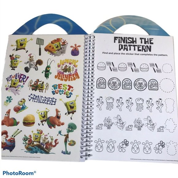 Nickelodeon The Spongebob Movie Sticker Travel Book - Picture 9 of 12